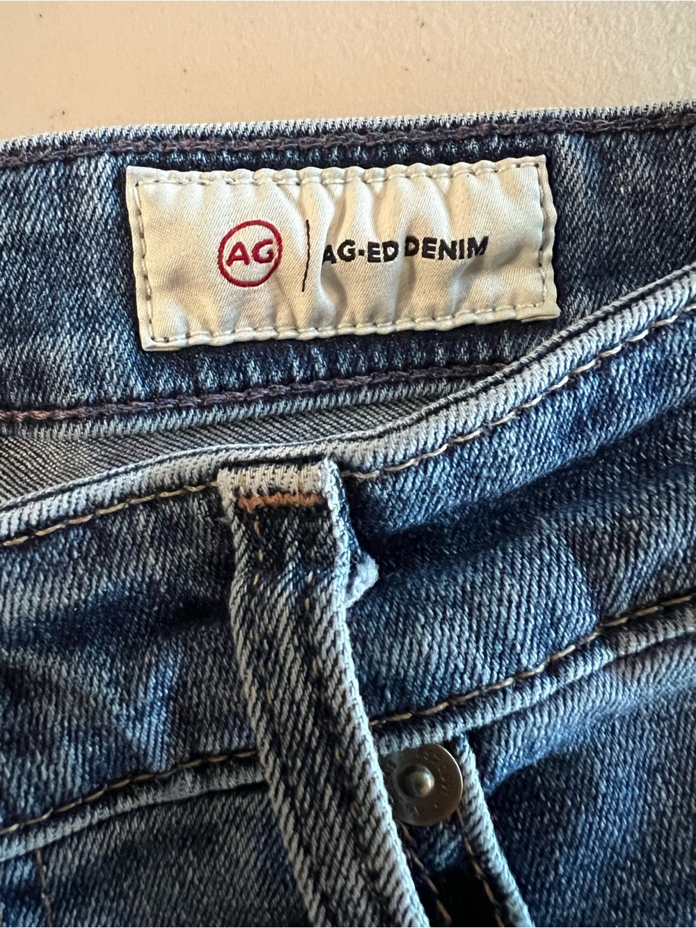 AG jeans Adriano Goldschmied Mari Mid-rise Slim Straight jeans Size 27 Premium - Picture 9 of 10